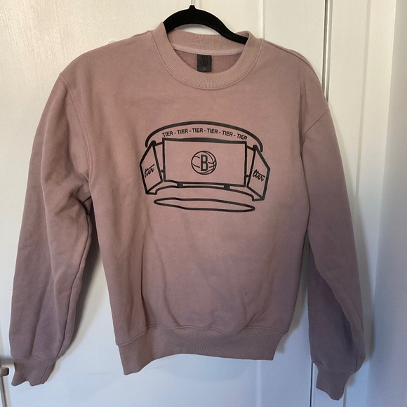 Brooklyn Nets Mauve Sweatershirt - Picture 1 of 4